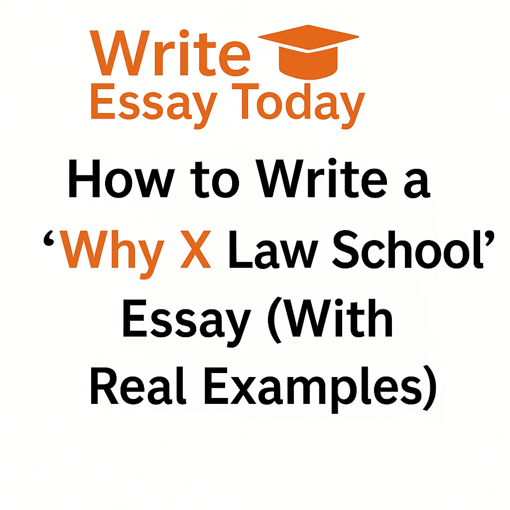 How to Write a “Why X Law School” Essay (With Real Examples)